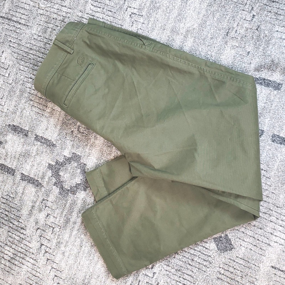 Banana Republic city chino crop Pants olive green size 6S